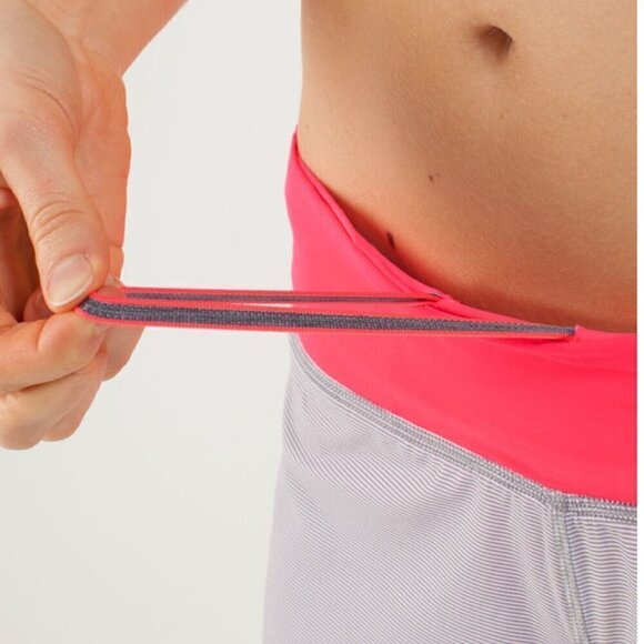 SPECIAL EDITION Lululemon Run Lightweight Low-rise Lined Short Pink Grey 6 NWOT - Picture 5 of 13